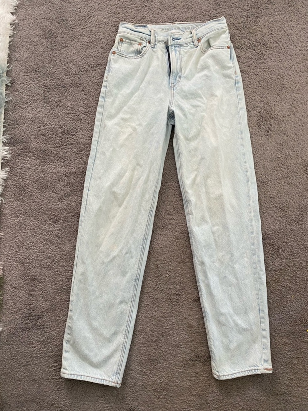 American Eagle Outfitters Light Wash Straight Jeans